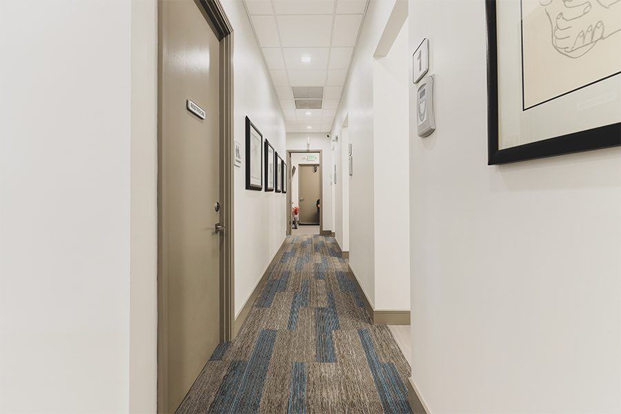 Hallway at Kulick Dental Group