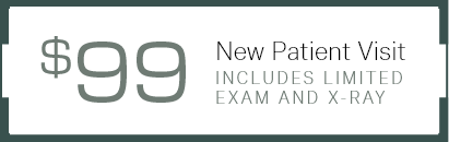 $99 New Patient Special stamp